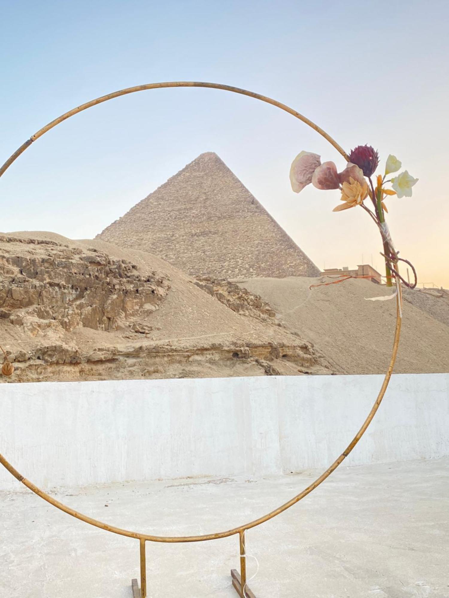 The Grand Pyramids View Hotel Kafret el-Gabal Eksteriør billede