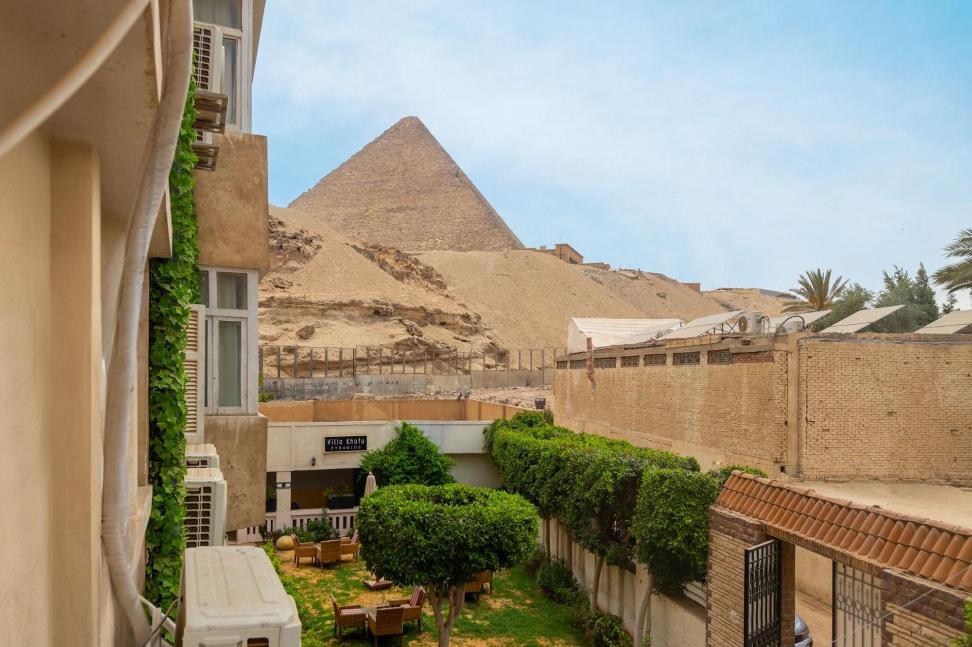 The Grand Pyramids View Hotel Kafret el-Gabal Eksteriør billede