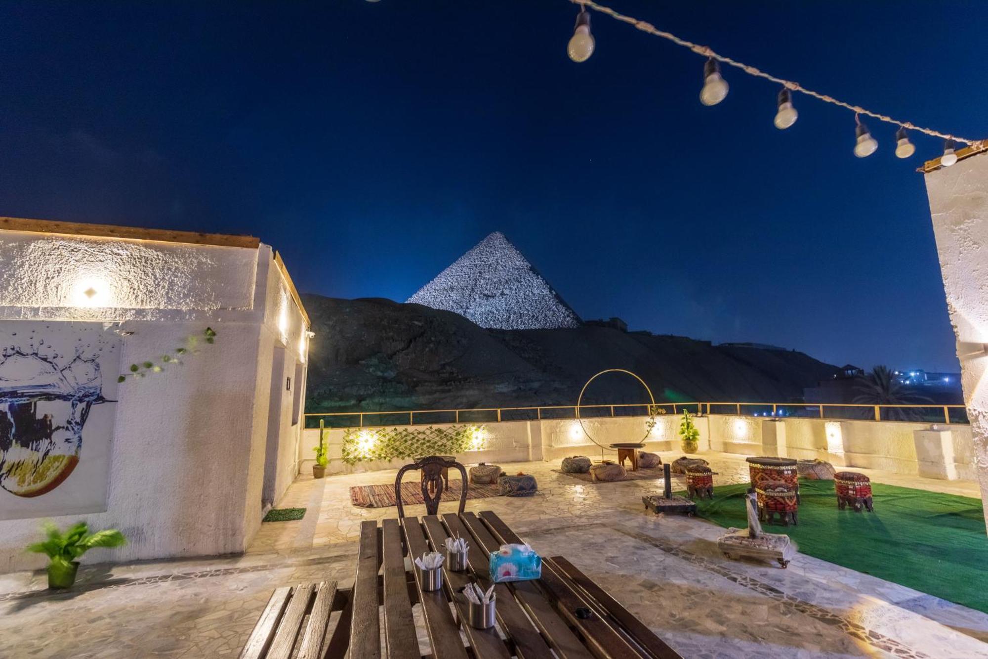 The Grand Pyramids View Hotel Kafret el-Gabal Eksteriør billede